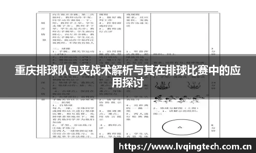 重庆排球队包夹战术解析与其在排球比赛中的应用探讨